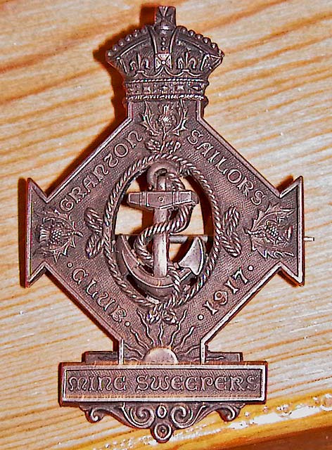 Granton Sailors Club Badge - 1917 - Mine Sweepers