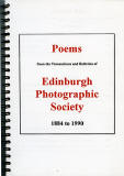 Poems from the Transactions and Bulletins of Edinburgh Photographic Sockety  -  1884-1990