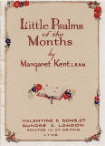 The frontispiece of a small book in Valentine's 'Golden Thoughts' series of booklets  -  Little Psalms of the Months