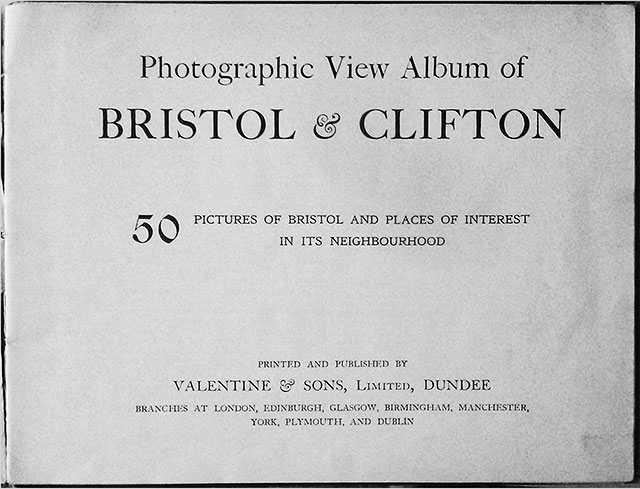 Photographic View Album of Bristol and Clifton  -  Frontispiece