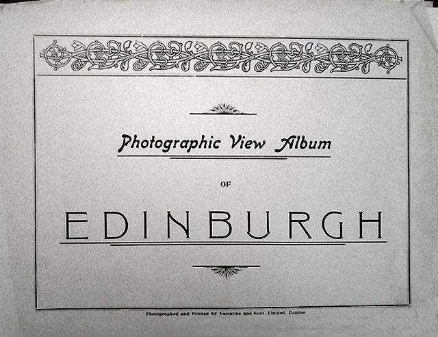Photographic View Album of Edinburgh  -  Frontispiece