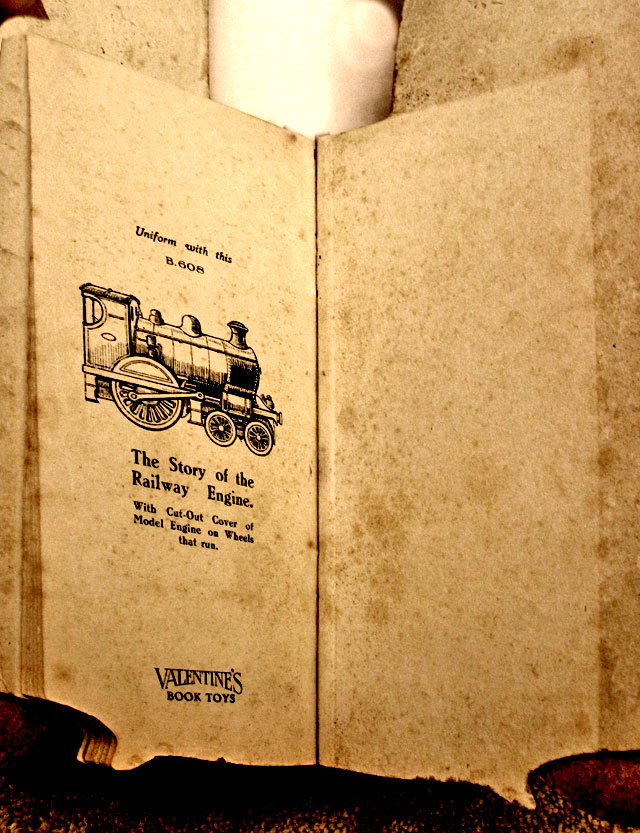 A children's 'book toy' by Valentine & Sons Ltd  -  'The Story of the Motor Car'  -  Pages 22