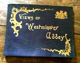 The cover of a book 'Views os Westminster Abbey' published by Valentine & Sons Ltd.