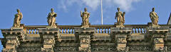 Zoom-in to detail on the building at 38 St Andrew Square  -  The building was built for the British Linen Bank