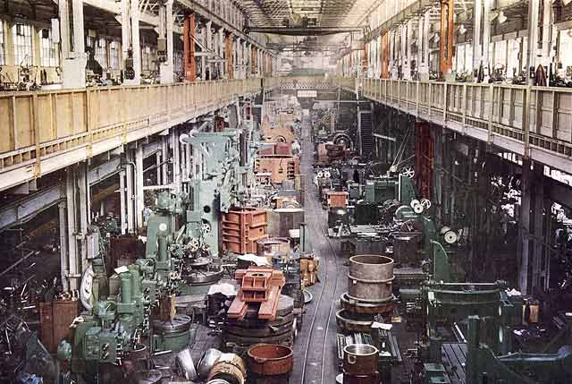 Bruce Peebles Factory, East Pilton  -  Rotating Electrical Machinery Shop
