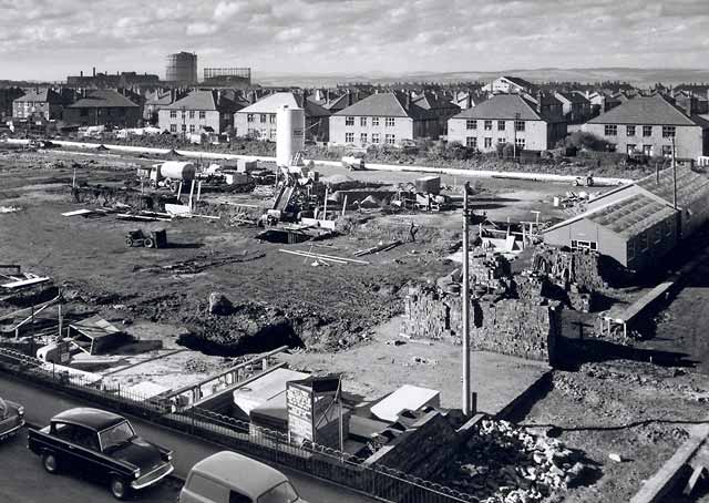Construction of the new Bruce Peebles transformer factory in the early 1960s