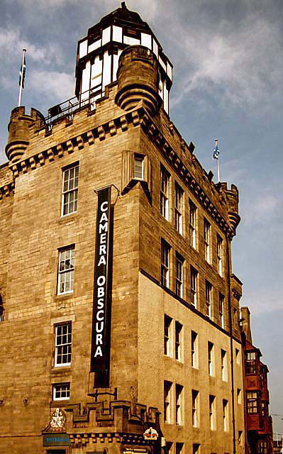 The Camera Obscura, near the top of the Royal Mile, Edinburgh