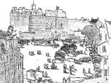 View from the Camera Obscura  -  Edinburgh Castle and Esplanade