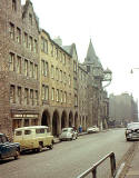 Looking down the Royal Mile to Canongate Tolbooth  -  1963
