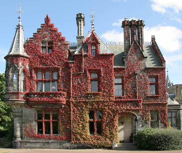 The Headmaster's Lodge, situated on the north-west corner of Fettes College