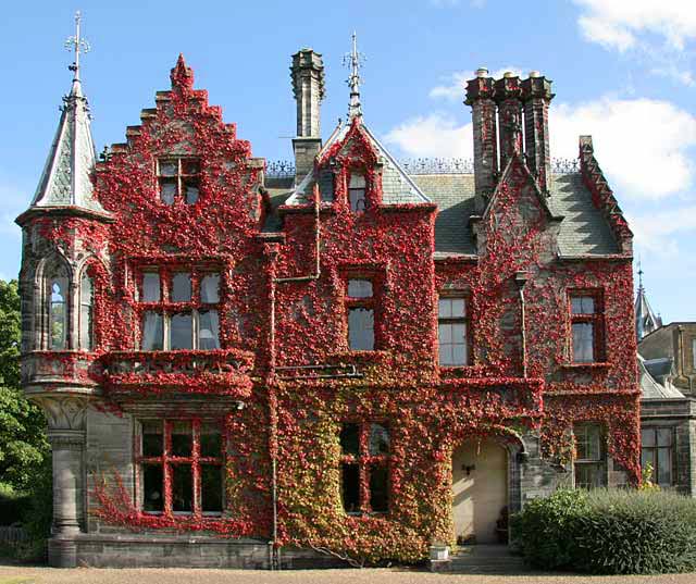 The Headmaster's Lodge, situated on the north-west corner of Fettes College