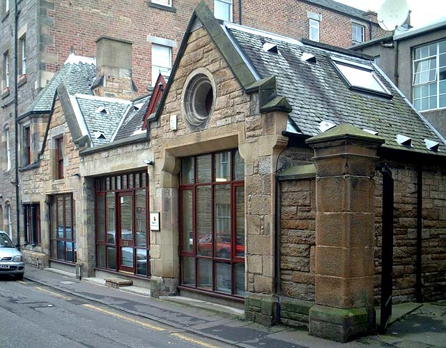 Former Fire Station in Braid Place - after being converted into an office