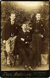 Cabinet Print by Thomas Anderson  -  A photograph of three well-dressed young men
