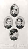 Carte de Visite  -  4 portraits  -  Photographer: Asher