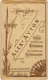 Alex Ayton jun  -  Carte de Visite    -  No 8  -  back