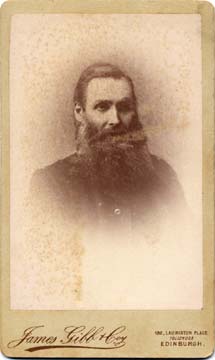 Carte de visite No 1  -  by James Gibb  -  front