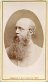 A carte de visite by John Horsburgh  -  Oval  -  man with large beard