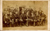 Carte de visite of a group by J Howie of Whitfield Place