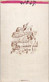 The back of a Carte de Visite by James Howie Junior  -  a reprint