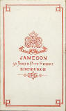 James Jameson  -  carte de visite  -  2 (back)