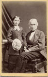 Carte de visite  -  Kyles & Moir  - 1877 to 1882  -  Man and girl