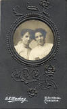 GR Mackay  -  Small photograph of two ladies  -  mounted on carte-de-visite size cards