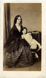 John Moffat  -  Carte de visite  -   1861-73  -  Lady and Baby