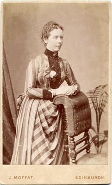 John Moffat  -  Carte de visite  -  1886 to around 1890  -  Lady and chair