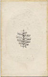 John Moffat  -  Carte de visite  -  1861-73  -  "Ribbon" back