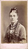 A carte de visiet by Tunny -  1888-1897  -  Lady with necklaces