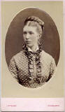 A carte de visiet by James Good Tunny  -  1871-1874  -  Girl with frills