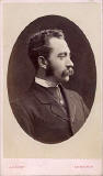 A carte de visiet by James Good Tunny  -  1871-1874  -  Man with high collar