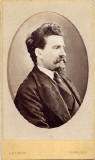A carte de visiet by James Good Tunny  -  1871-1874  -  Man with moustache