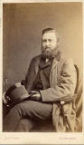 A carte de visiet by James Good Tunny  -  1860-1870  -  Man seated with top hat