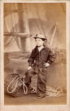 A photogrpah by James Good Tunny, probably of one of the members of his family