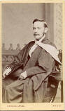 Carte de visite from the Edinburgh studio of Marshall Wane  -  Young man in gown