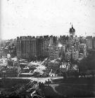 Edinburgh Old Town - Demolition to build Cockburn Street - Photograph by Begbie