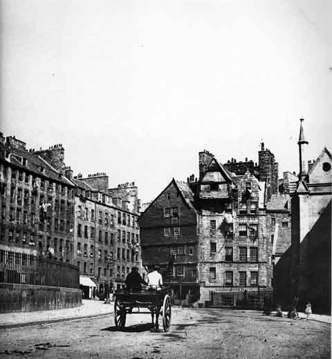 Johnson Terrace - Top of the Hill - Photograph by Begbie