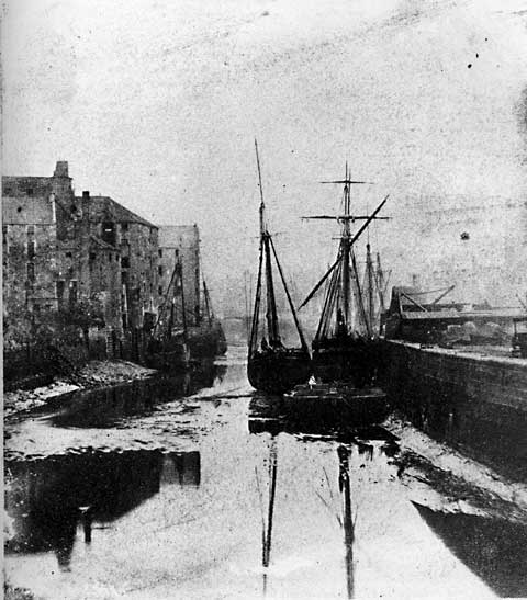 Leith Inner Harbour - Photograph by Begbie