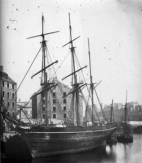 Leith Inner Harbour  -  Photograph by Begbie