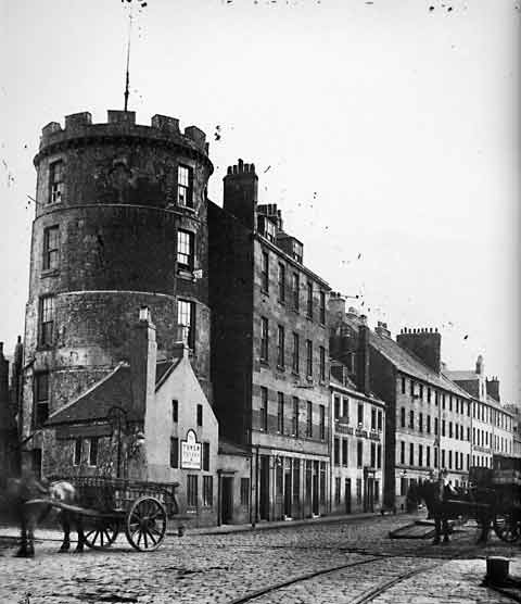 Leith Shore and Signal Tower - Photograph by Begbie