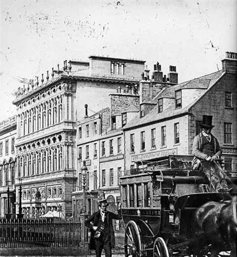 The Life Association of Scotland's Head Office in Princes Street - Photograph by Begbie