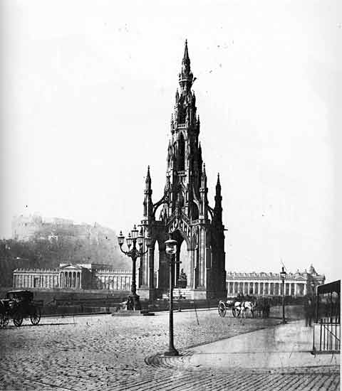 The Scott Monument - Photograph by Begbie