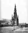 Princes Street and Sir Walter Scott Monument - Photograph by Begbie