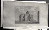 Bank of Scotland  -  Engraving from "Beauties of England & Wales"  -  zoom-out