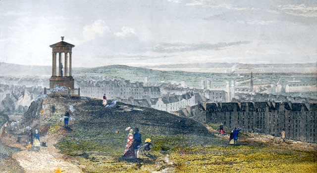 View to the NW - An engraving from a book of engravings published 1847