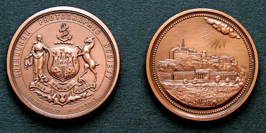 Single sided EPS Medals awarded for the Advanced Section of the Monthly Slide Competition, Seasons 1993-94 and 1995-96