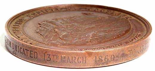 Photographic Society of Scotland Medal awarded to John MacNair, 1860