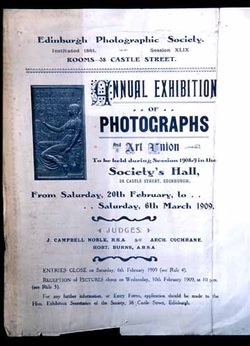 EPS Open Exhibiton Poster  -  1909