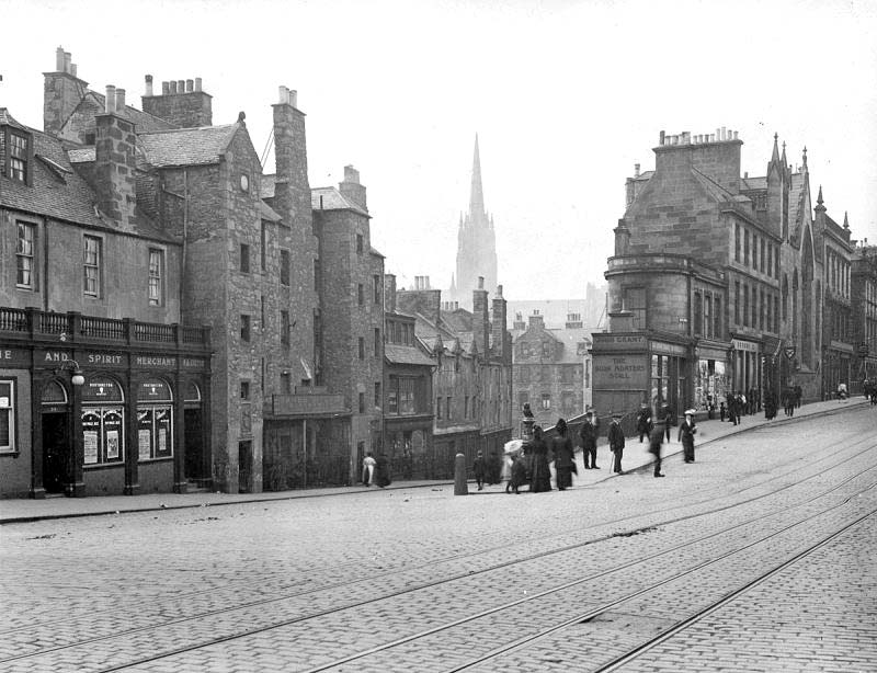 EPS Survey Section photograph - Candlemaker Row and George IV Bridge  -  by JR Hamilton, 1913